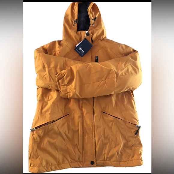 Wantdo Men's MED Mountain Waterproof Ski Jacket Windproof Rain Jacket Winter NWT - Picture 1 of 8